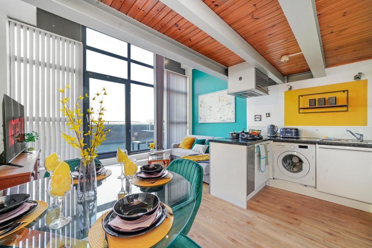 Stunning Duplex Of Central Nottingham - Balcony Exterior foto